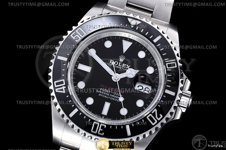 0513 HighQuality ROLSD0105 – Seadweller 126600 43mm SS SS Single Red ARF V4 A 1002
